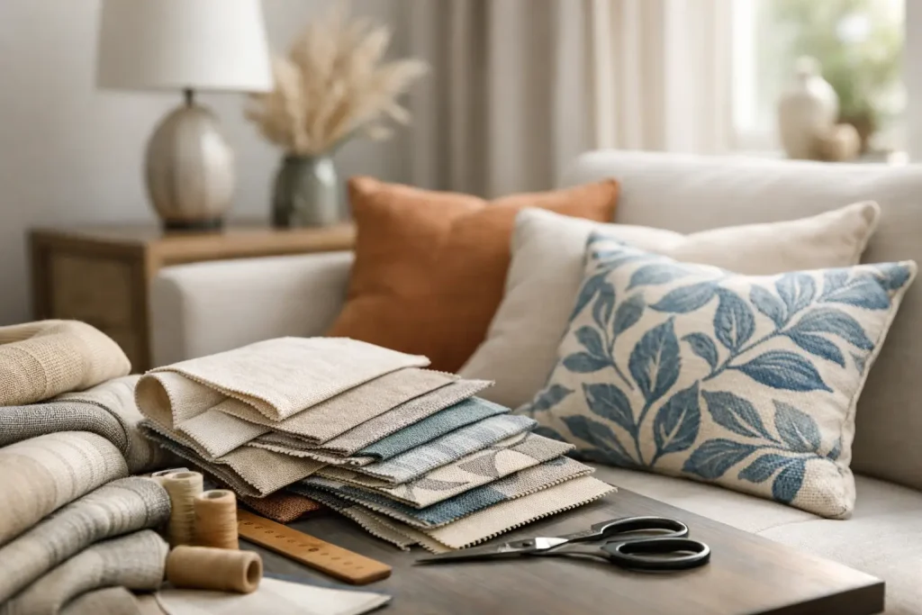 Tecido decorativo para interiores: como escolher
