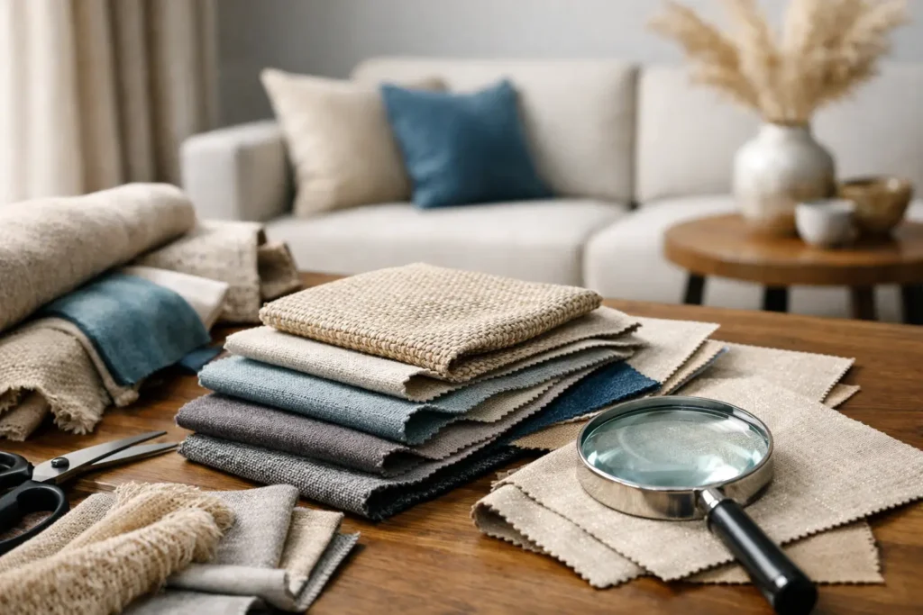 Como escolher tecido de decoração durável