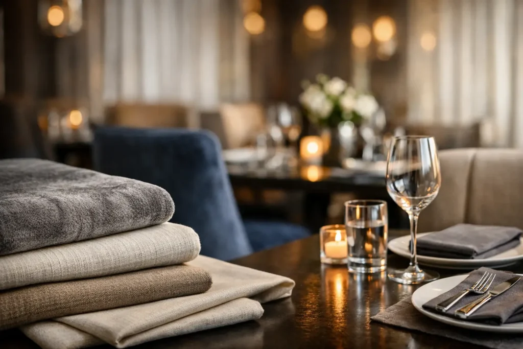 Melhores tecidos para restaurantes sofisticados