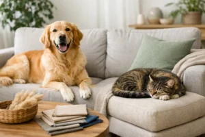 Qual tecido usar em ambiente pet friendly?