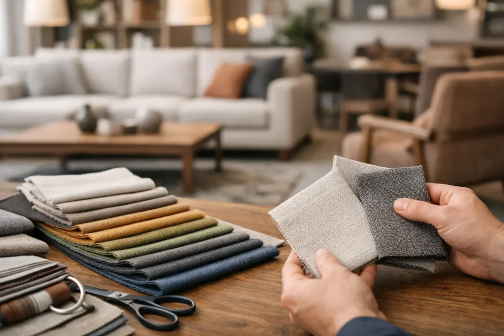 Tecido para showroom de móveis: como escolher