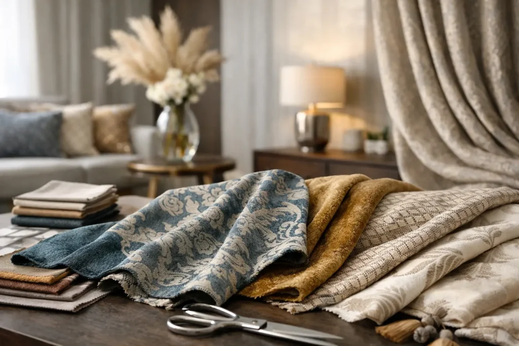 Tecidos decorativos premium que elevam projetos