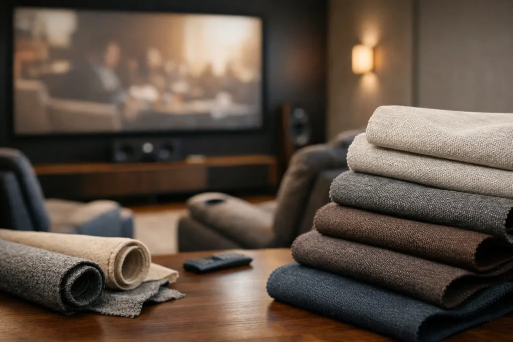 Melhor tecido para home theater: como escolher