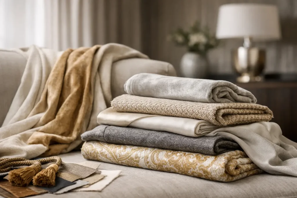 9 tecidos para interiores de alto padrão