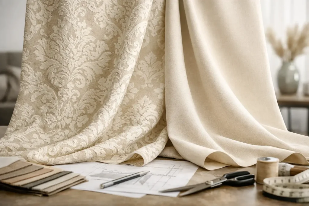 Jacquard ou tecido liso: qual valoriza o projeto?
