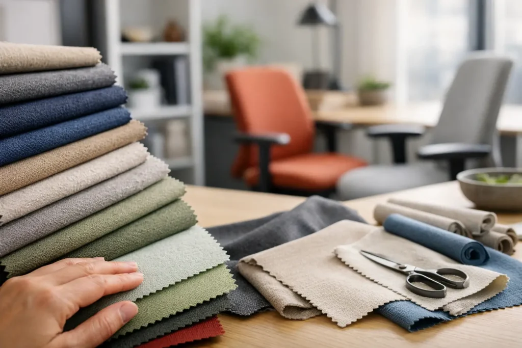 Tecido para móveis corporativos: como escolher