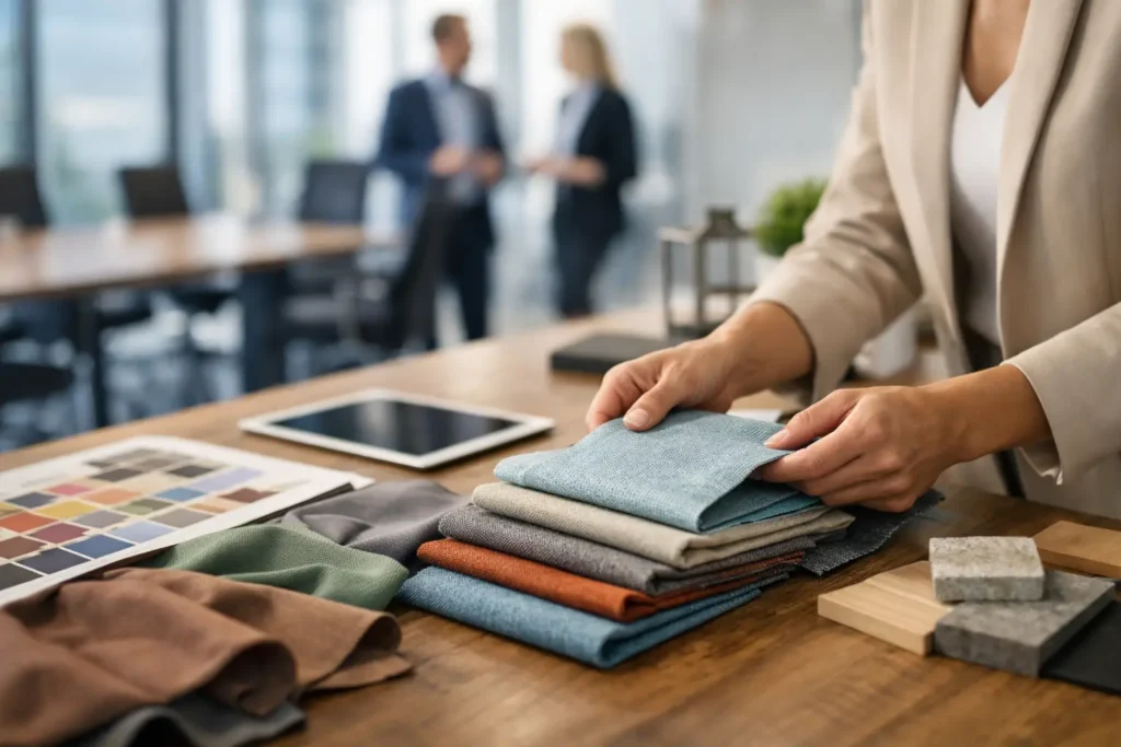 Como acertar o tecido em projeto corporativo