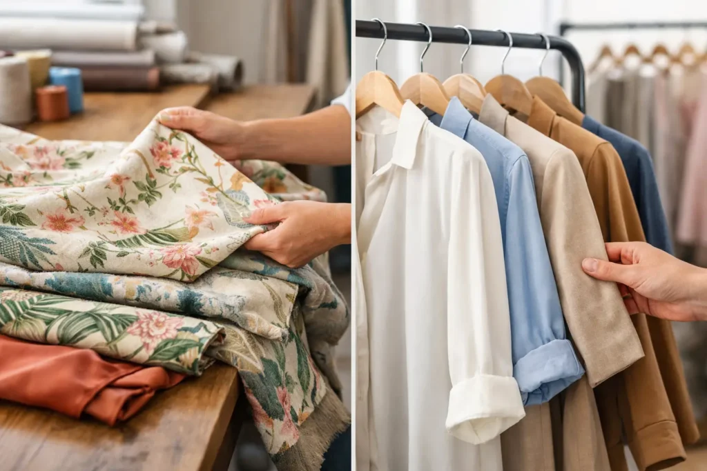 Tecido exclusivo ou pronta entrega: qual escolher?