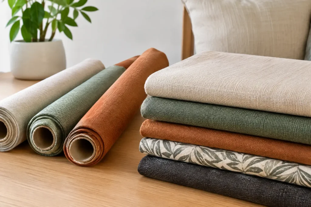 6 opções de tecidos decorativos premium