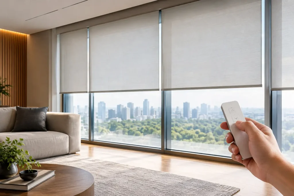 Tendências em cortinas motorizadas para projetos